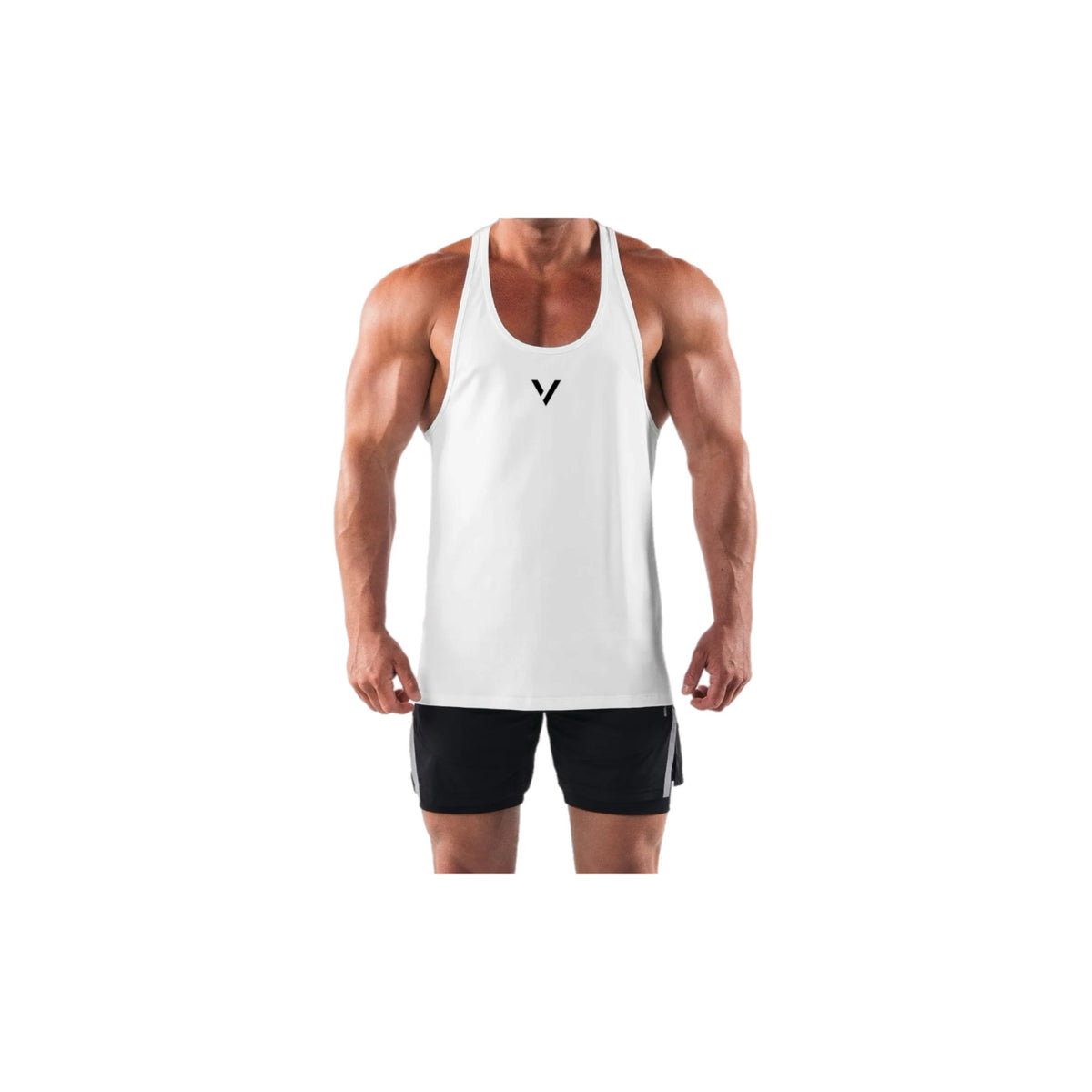 White Gym Tank