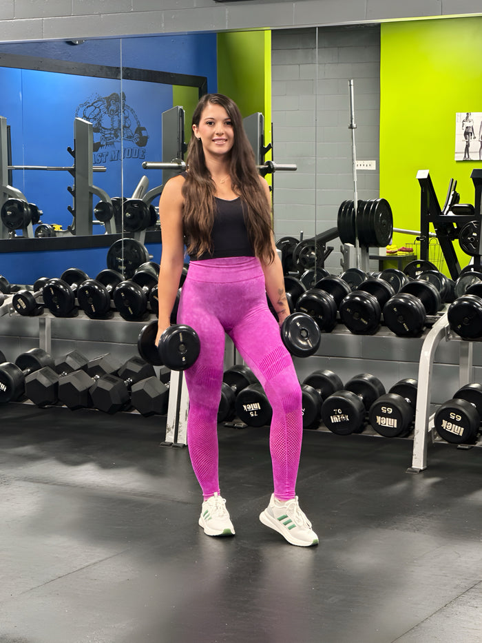 Hot Pink Fitness Leggings